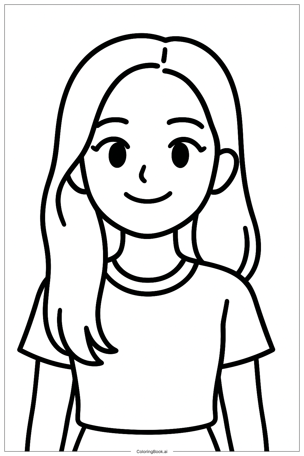  Cartoon Style Blackpink Jisoo Coloring Page 