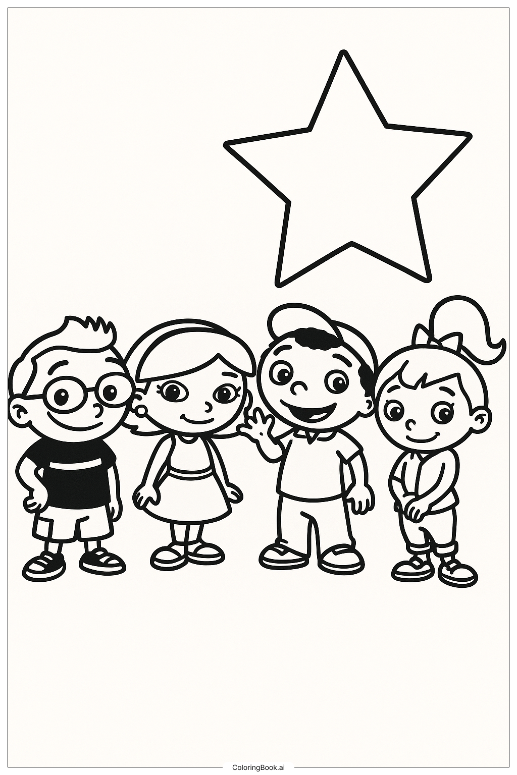  The Little Einsteins And A Big Star Coloring Page 