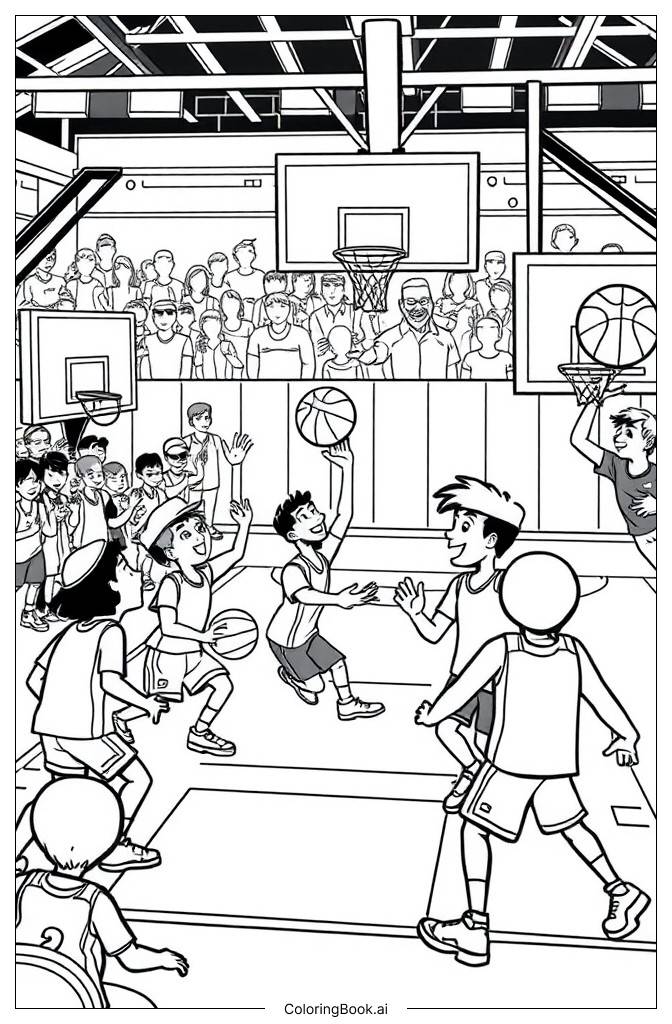  Team Practice Coloring Page 