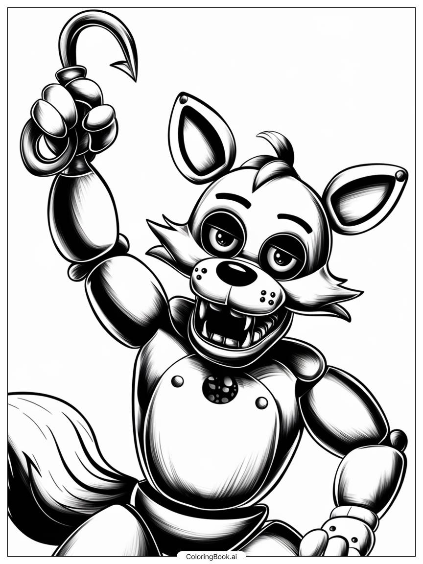  foxy Coloring Page 