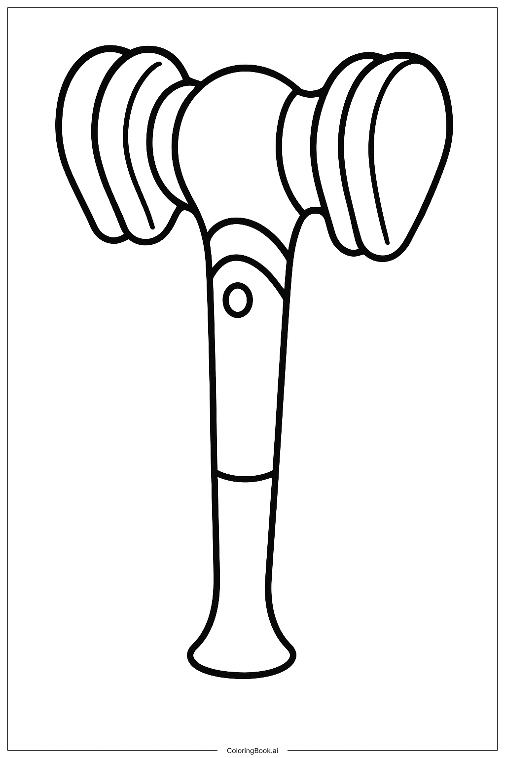  Blackpink Official Lightstick Coloring Page 