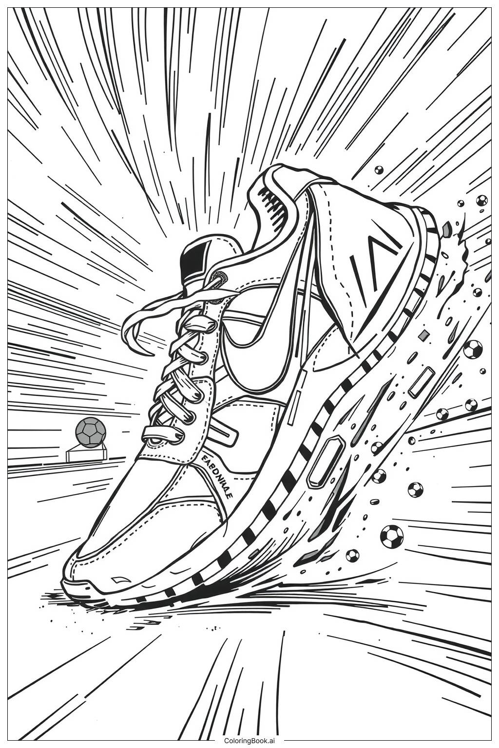 Nike shoes coloring pages best sale