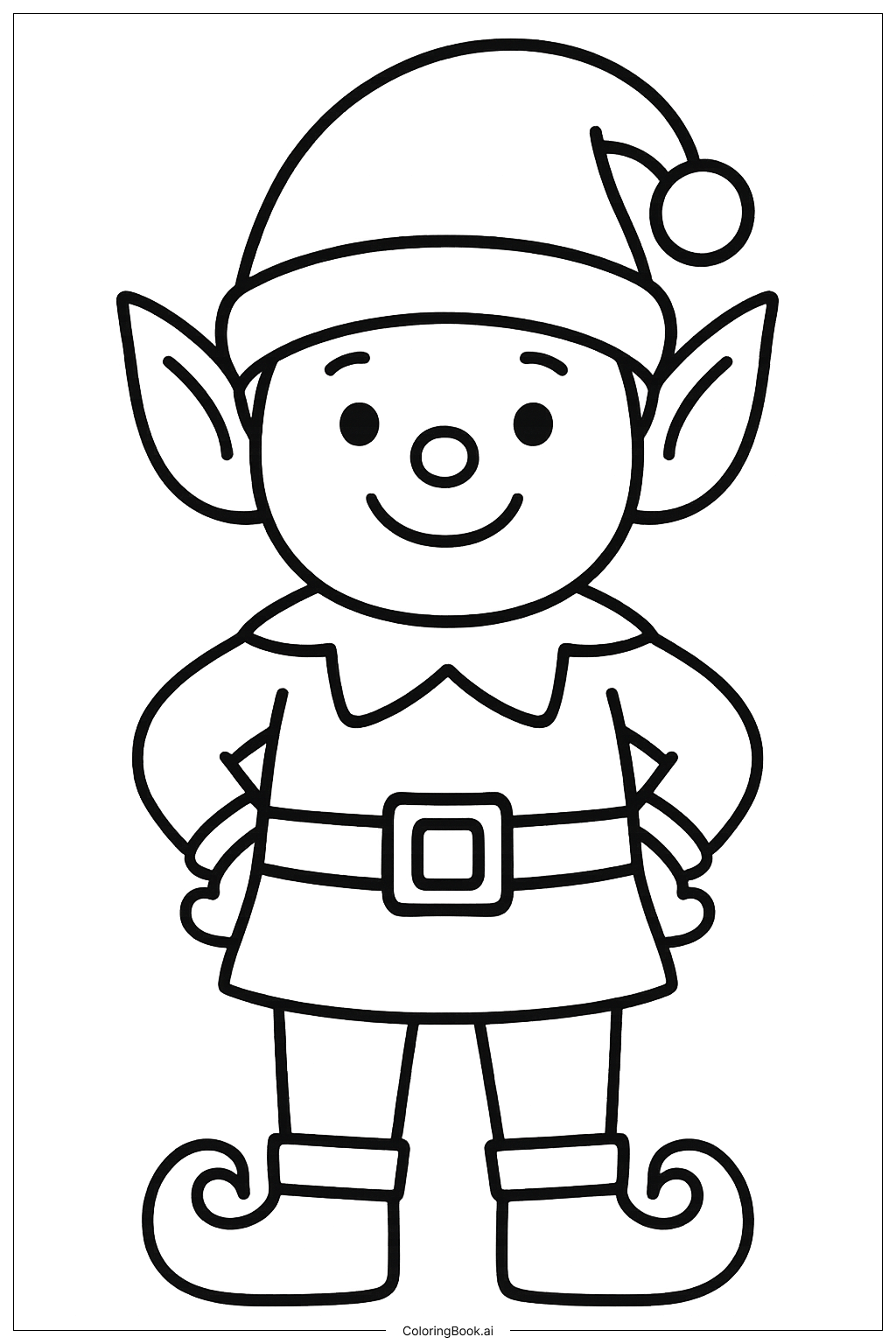  엘프 색칠공부 페이지 