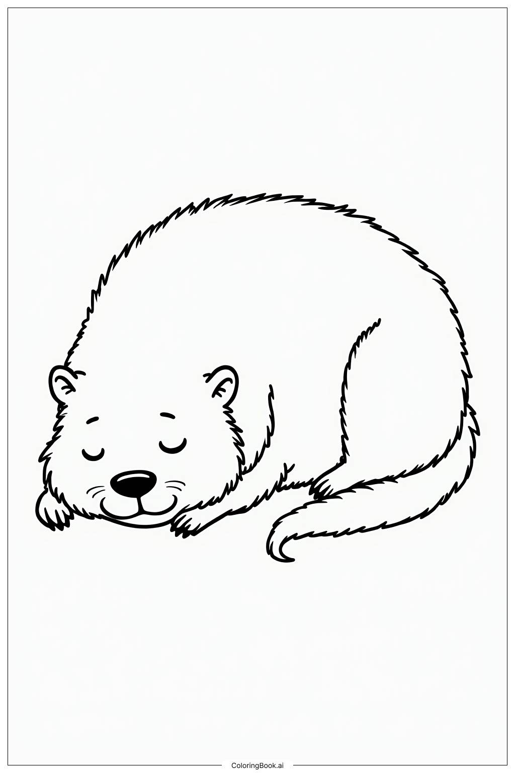  Ground Hog Sleeping Through Ground Hog Day Coloring Page 