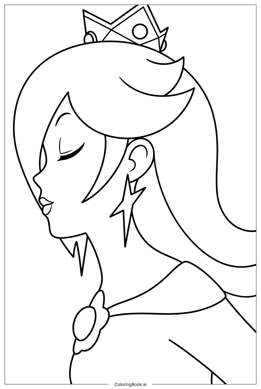  Rosalina Coloring Page 