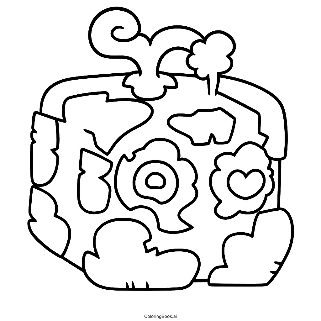 Magma Coloring Page