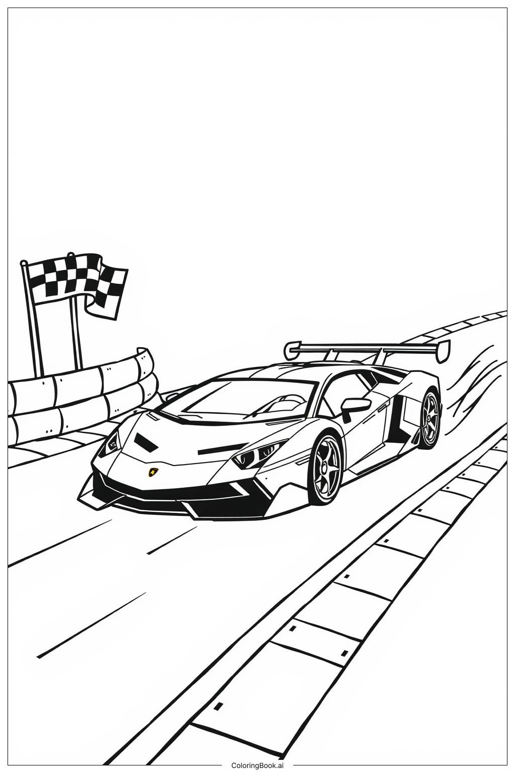  Urus Extreme Off-Road Challenge Coloring Page 