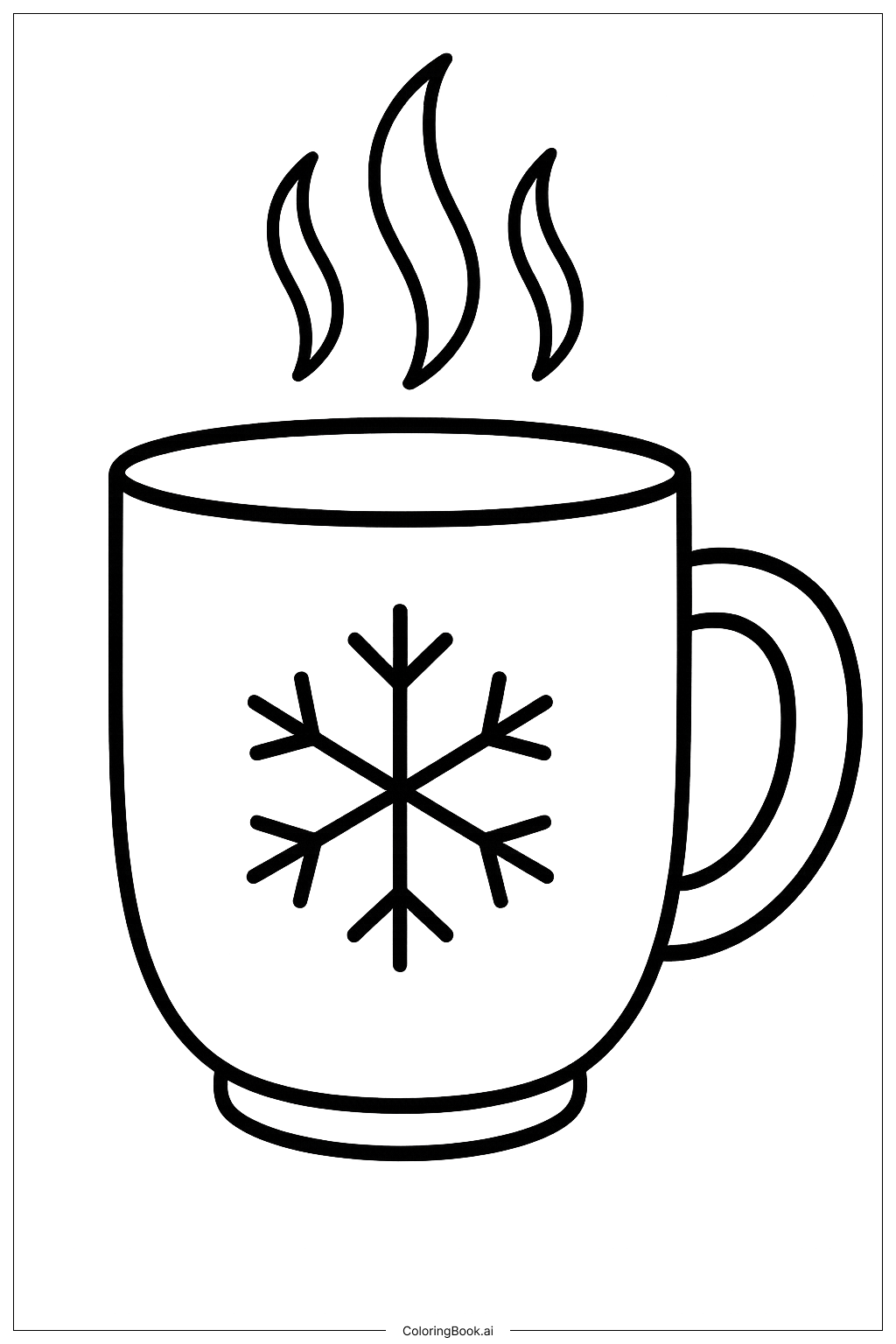 포근한 눈 내리는 날 머그컵