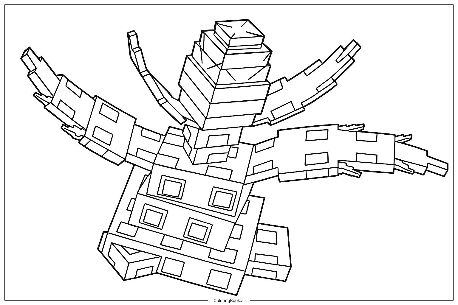 Página para colorear de Glowpod