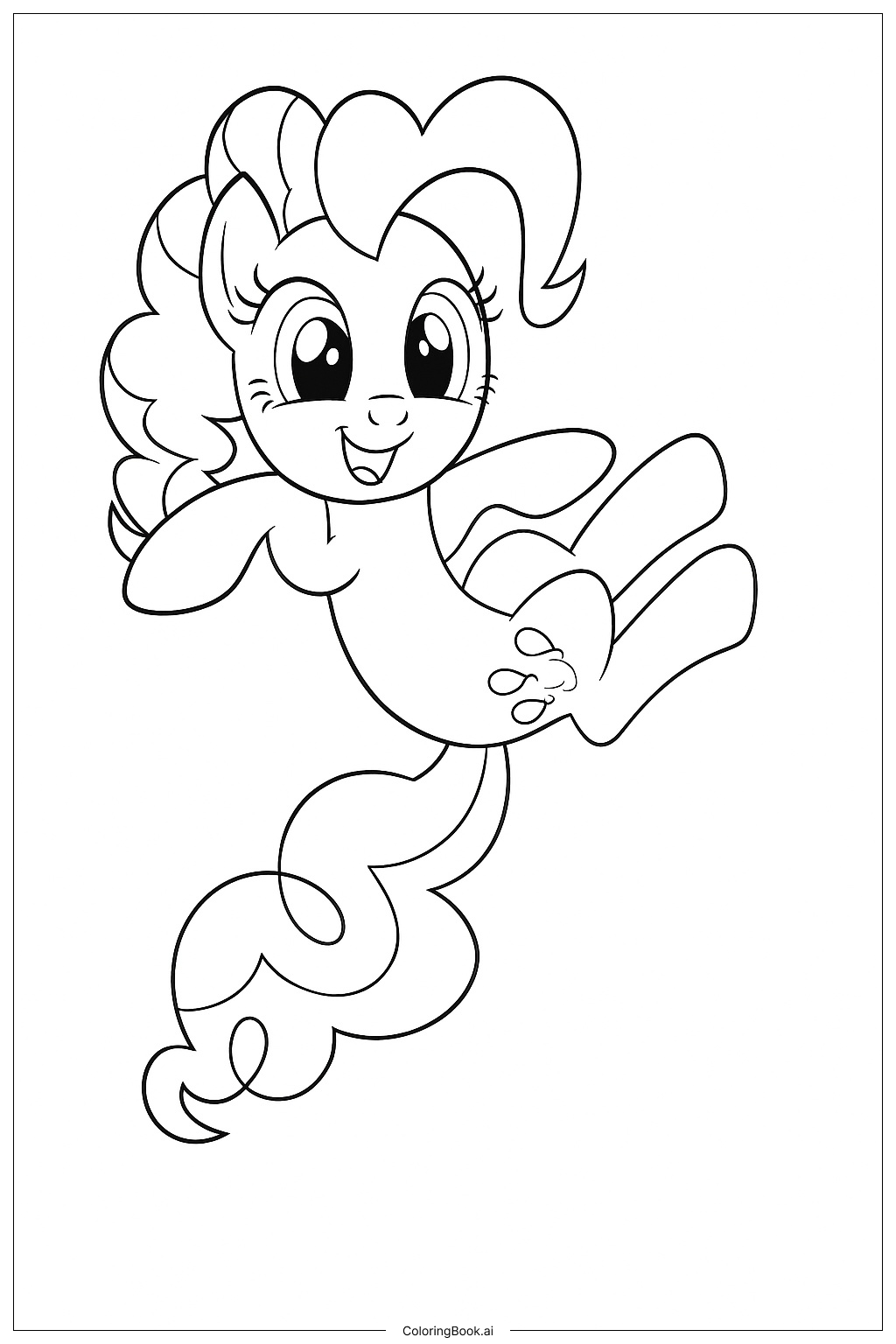  Trang tô màu Pinkie Pie Chi Tiết 