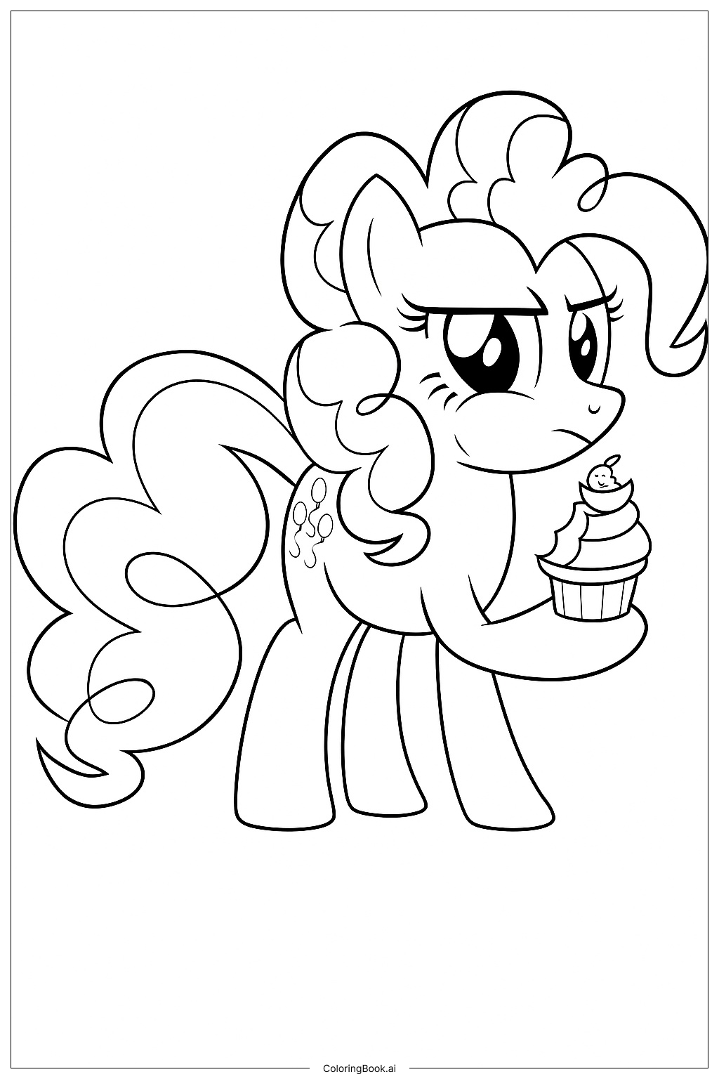  Trang tô màu Pinkie Pie chi tiết 