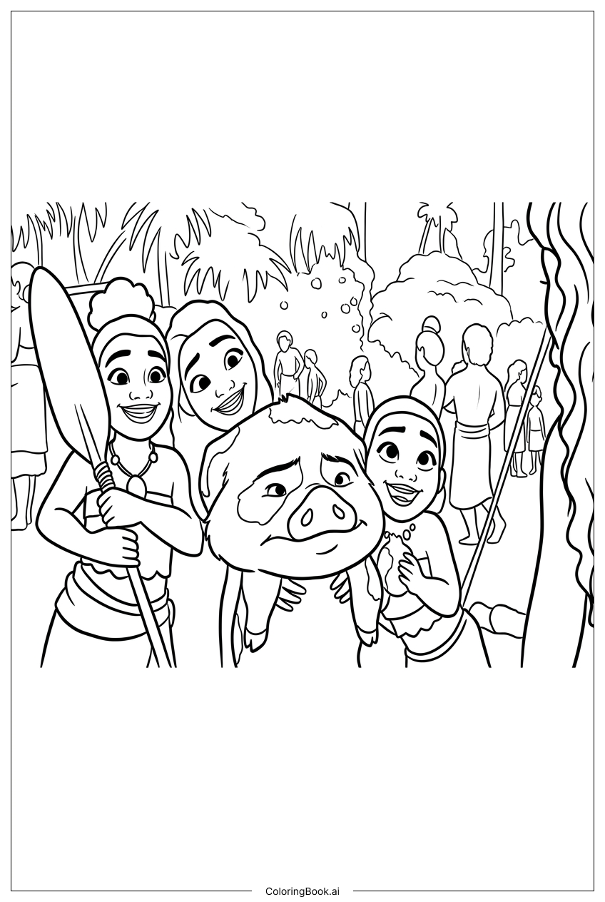 海洋奇缘2填色页