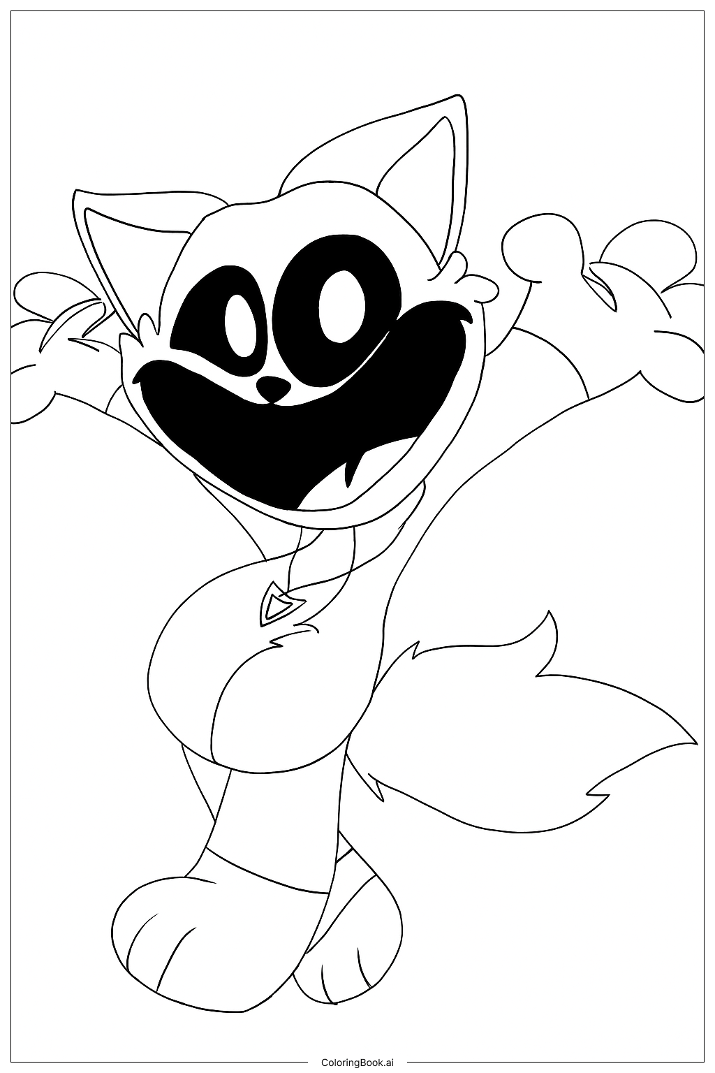 Página para colorir de BraveFox