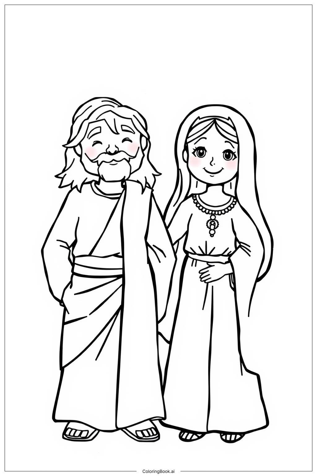  Bible Stories Shared at Family Gatherings Coloring Page 