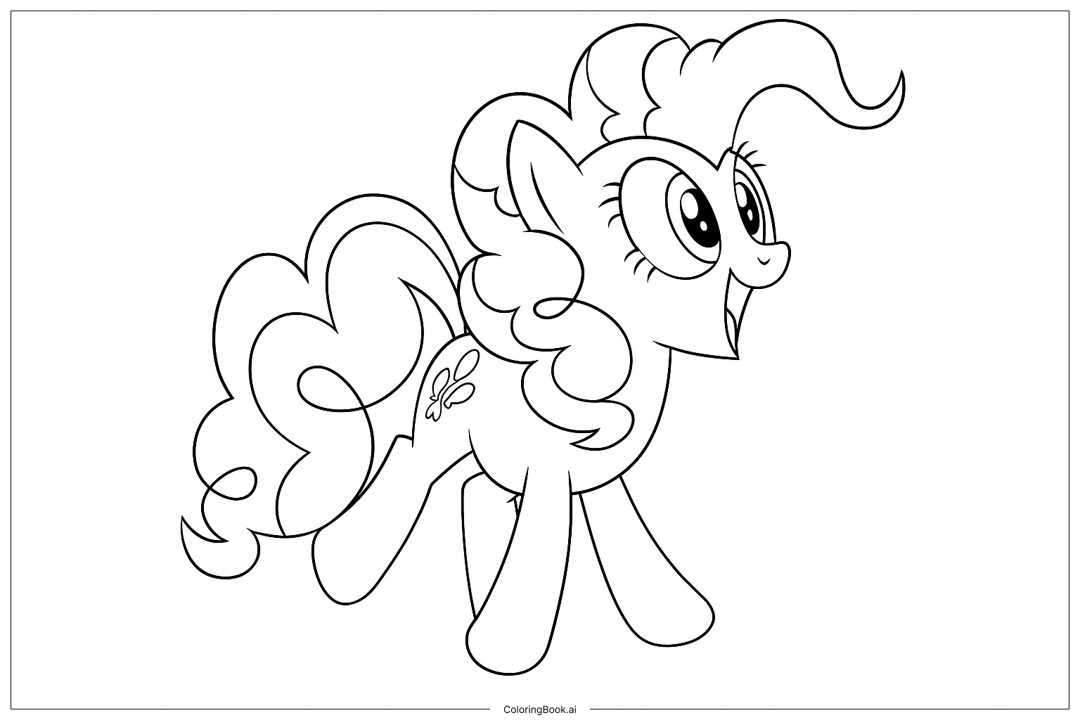  Trang tô màu Pinkie Pie Chi Tiết 
