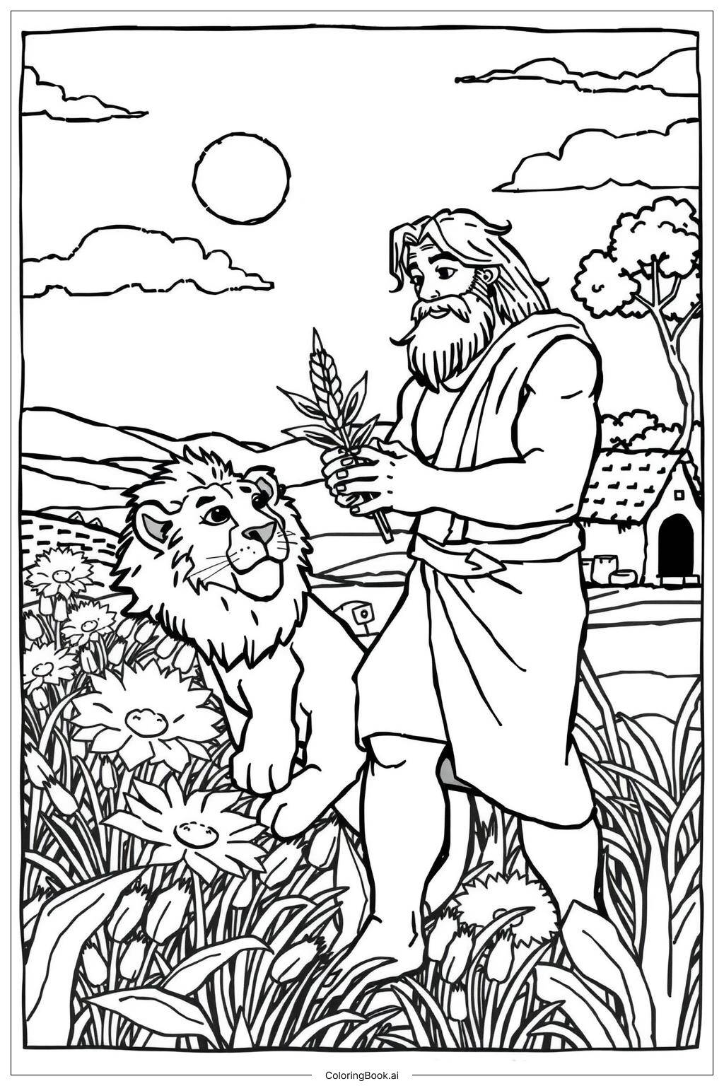  Bible Heroes in Action -2 Coloring Page 