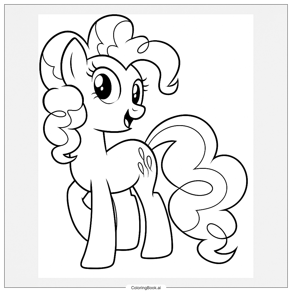  Trang tô màu Pinkie Pie Chi Tiết 