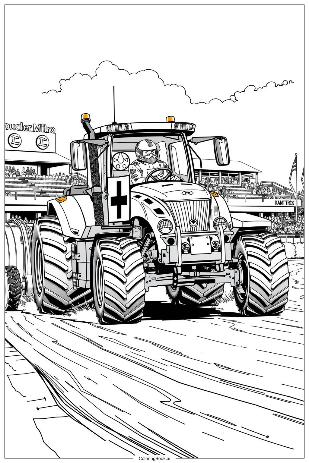30 Tractor Coloring Pages Free PDF PNG Printables 