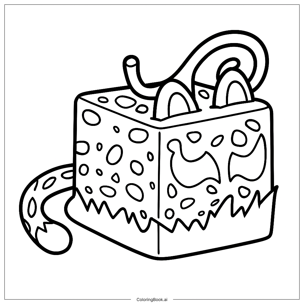 Leopard Coloring Page