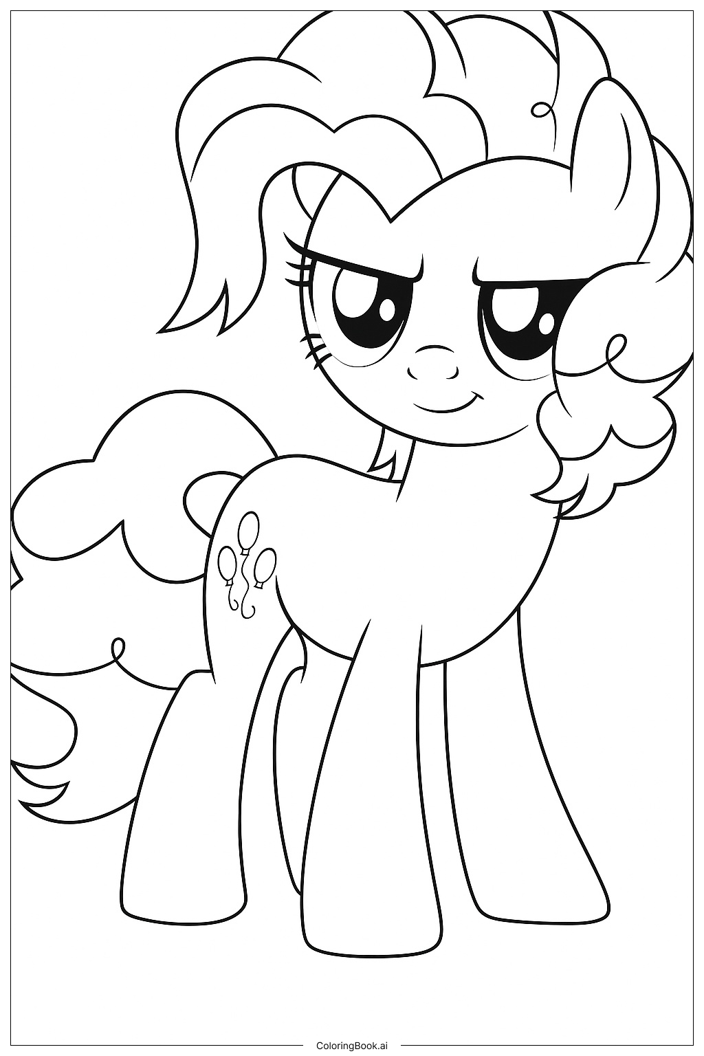  Trang tô màu Pinkie Pie Chi Tiết 