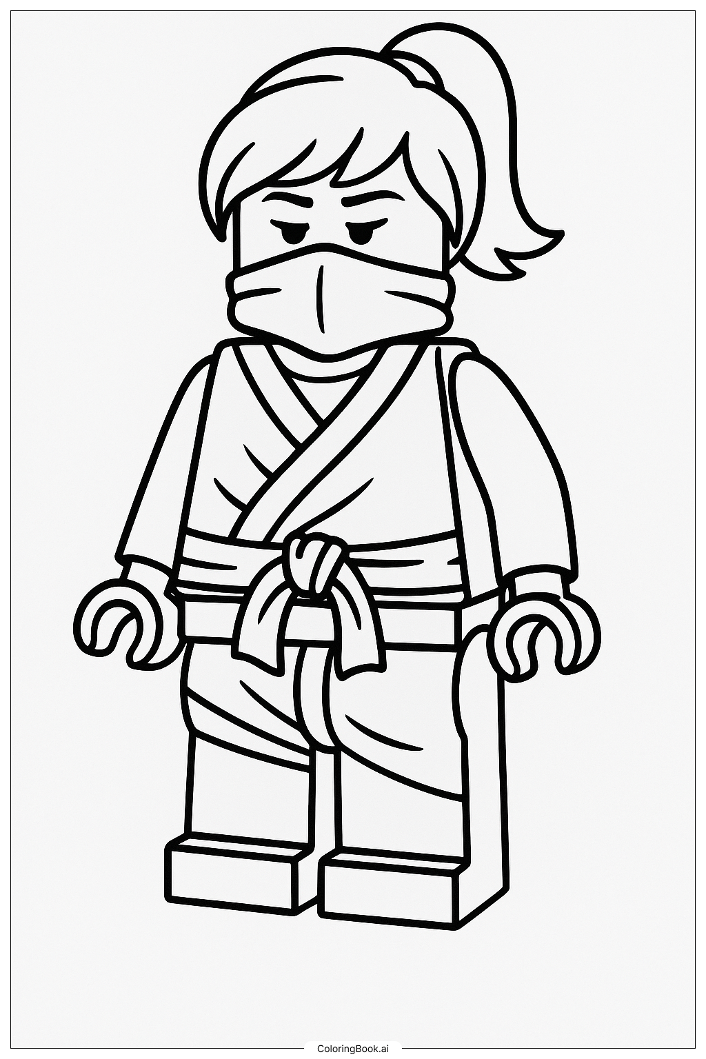  A Calm Ninjago Nya Ausmalseite 