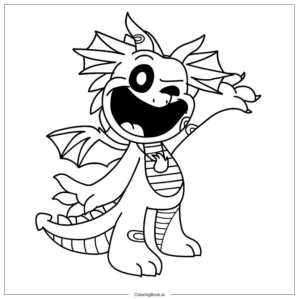 Página para colorir de DragonDare