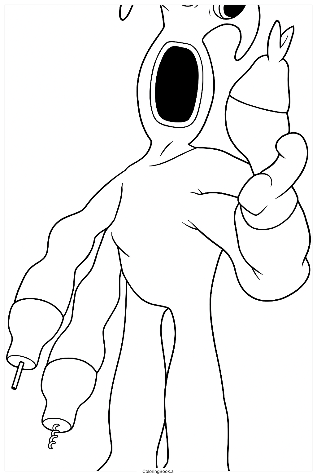  Página para colorear de Syringeon 