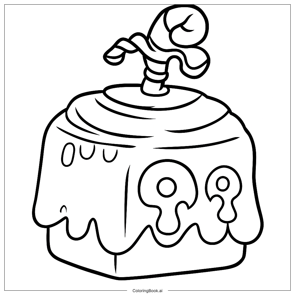 Dough Coloring Page