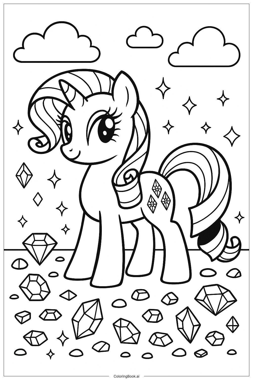  my little pony Coloring Page 