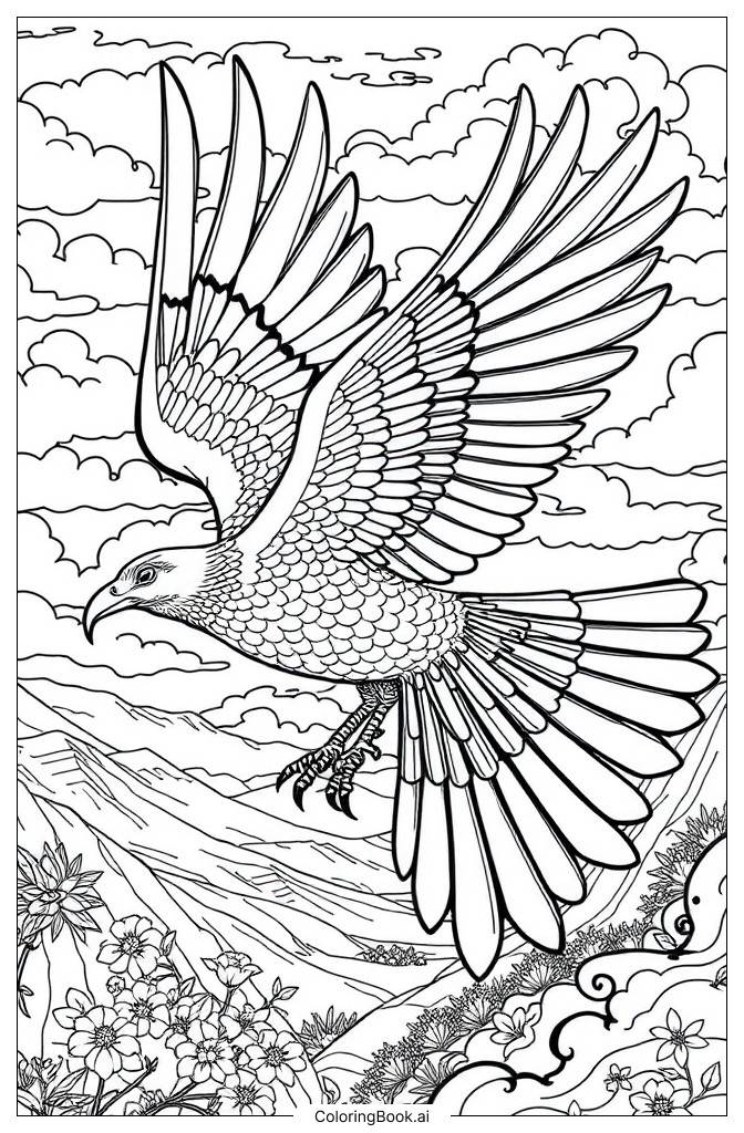  Cute bird Coloring Page 