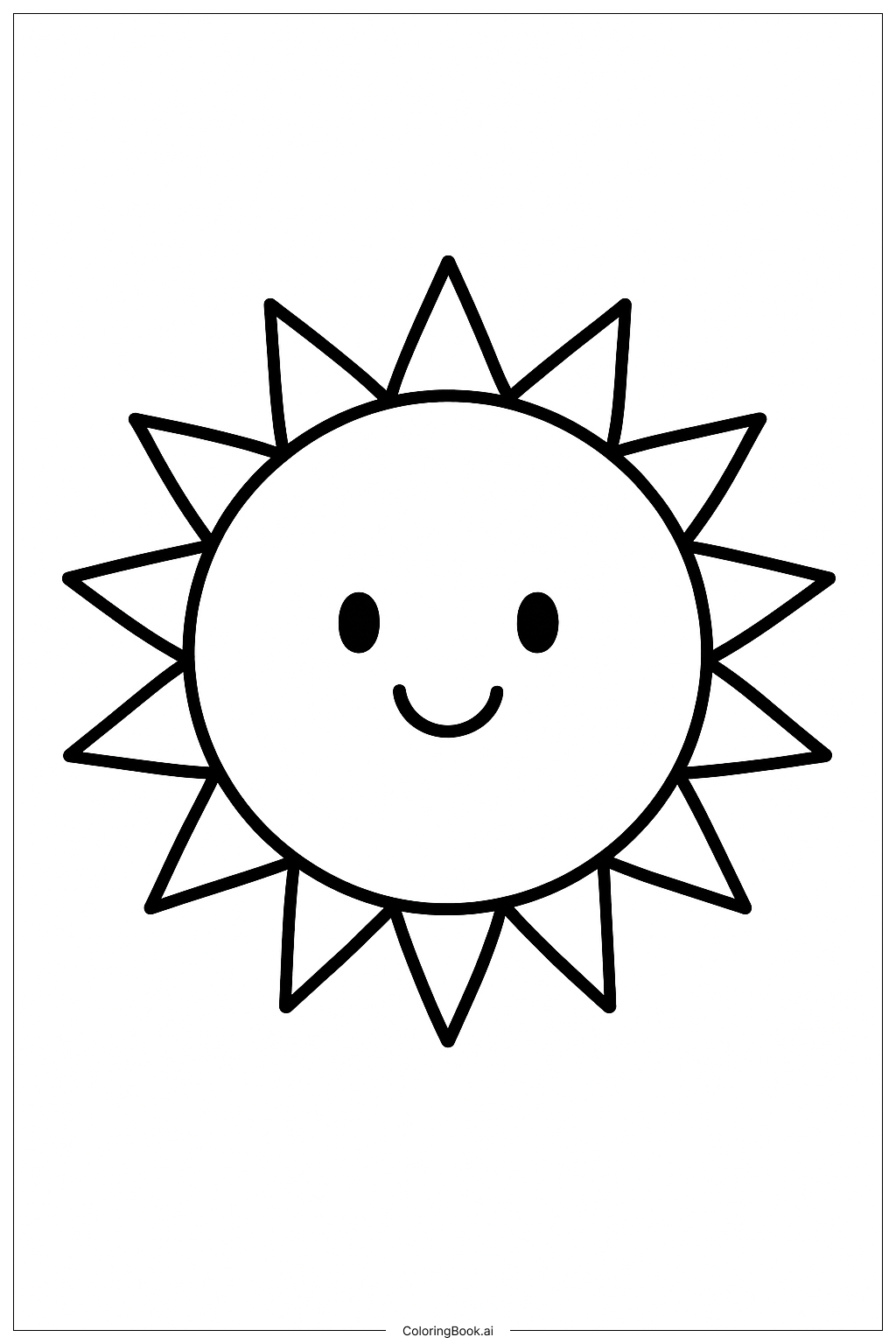  Große Sonne zum Monat des hispanischen Erbes Ausmalseite 