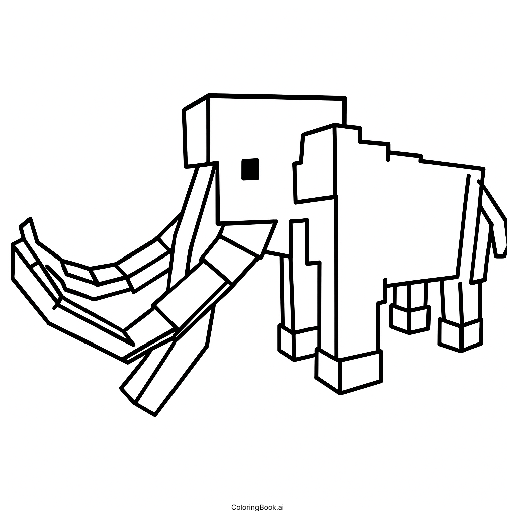Page de coloriage Hellephant