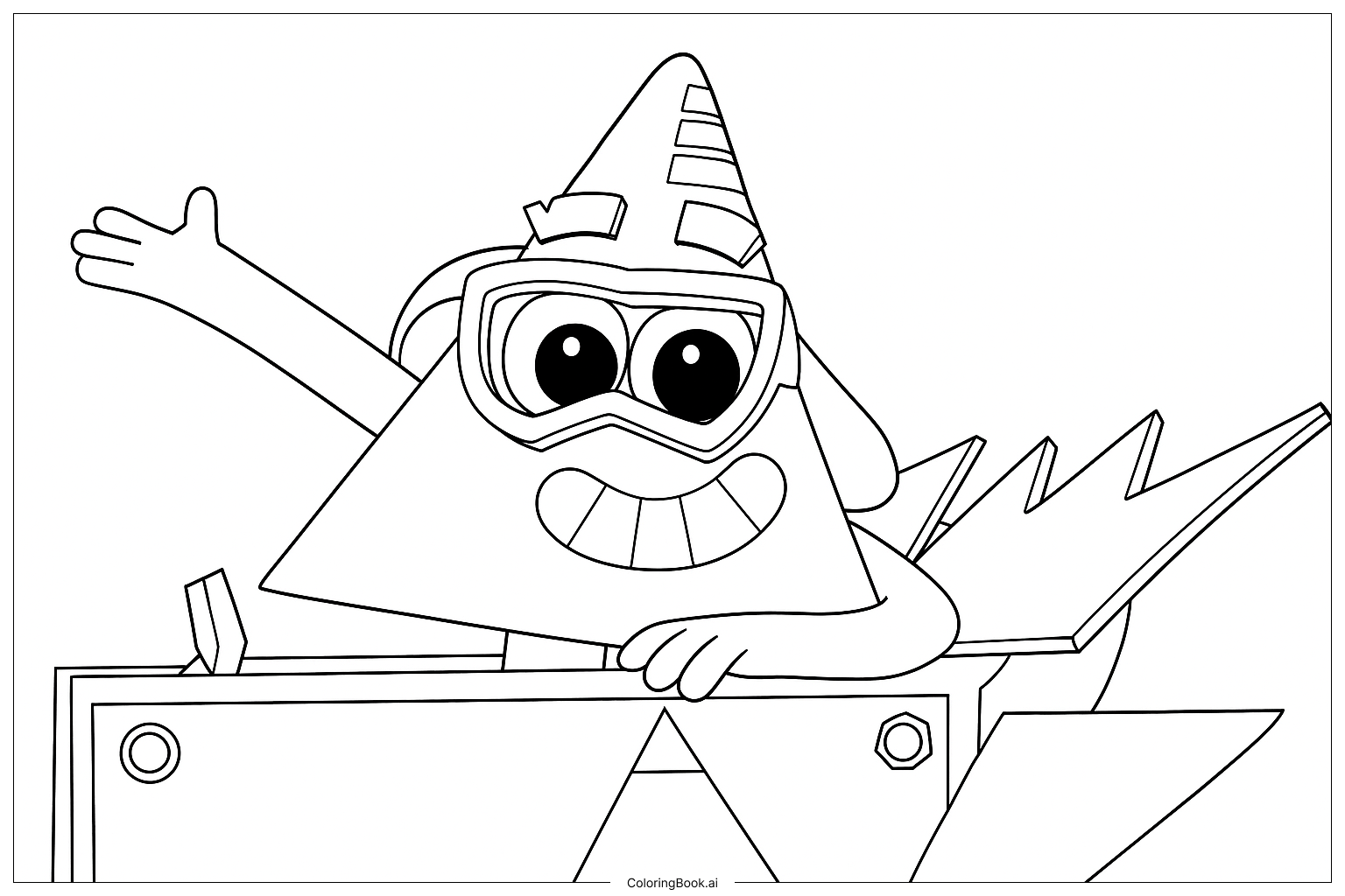 Magenta Coloring Page