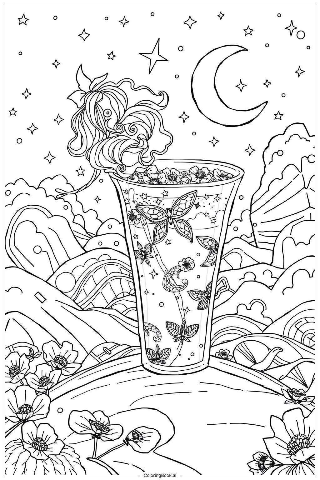  Galactic Boba Fett Coloring Page 