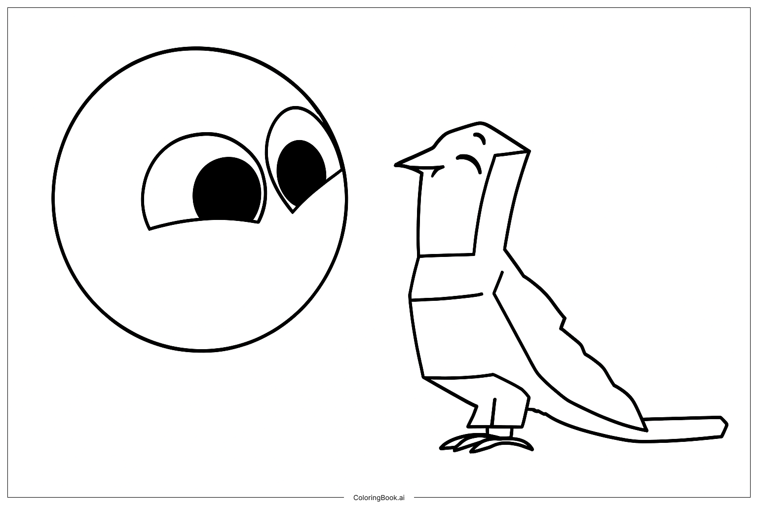  White Coloring Page 