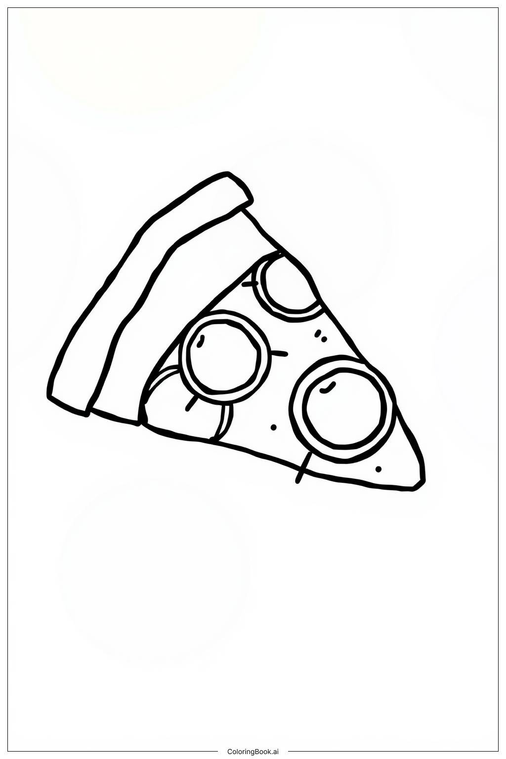  Pizza Slice Coloring Page Coloring Page 