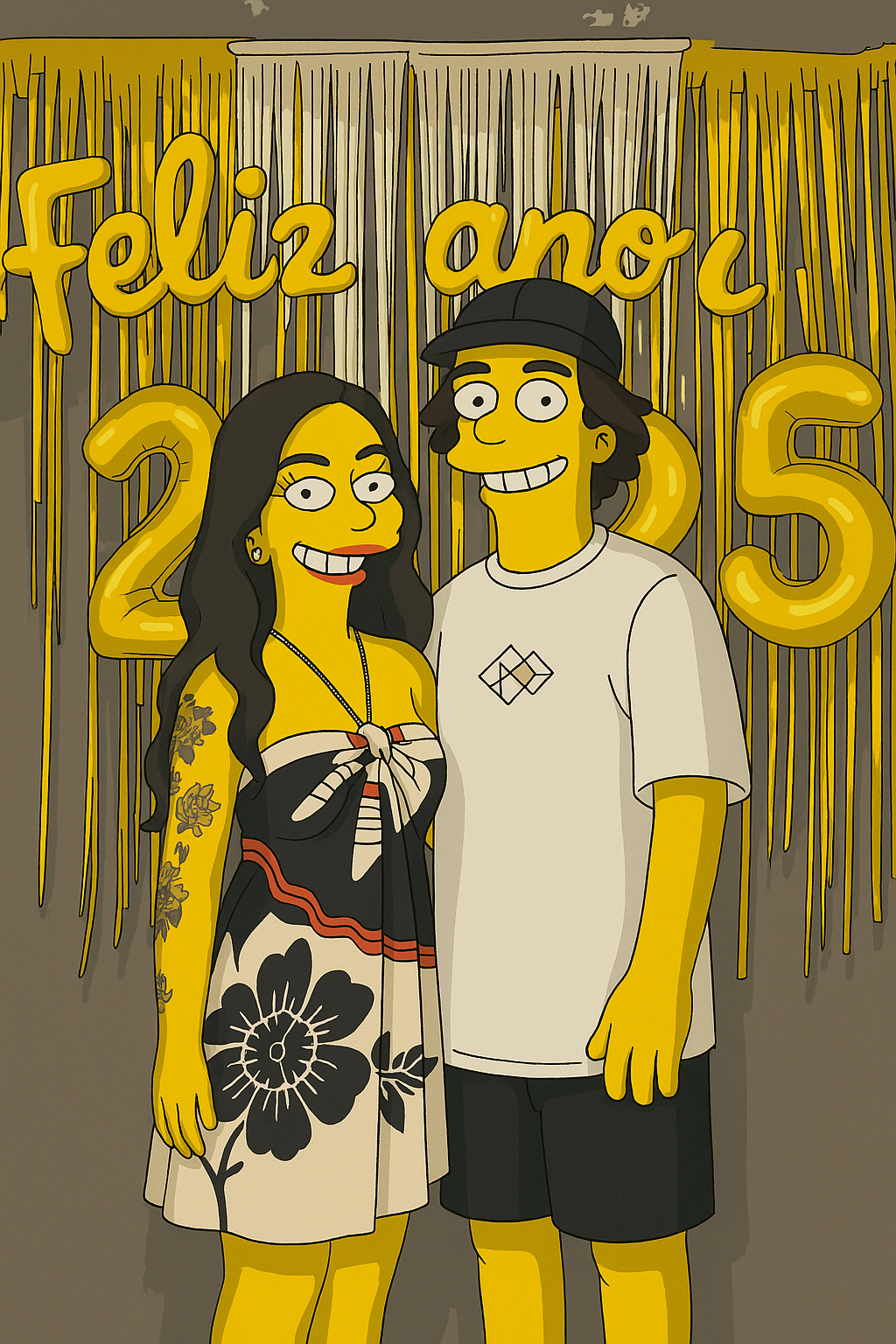 Celebrando el Amor: ¡Una Pareja Feliz Da la Bienvenida al Año Nuevo Juntos!