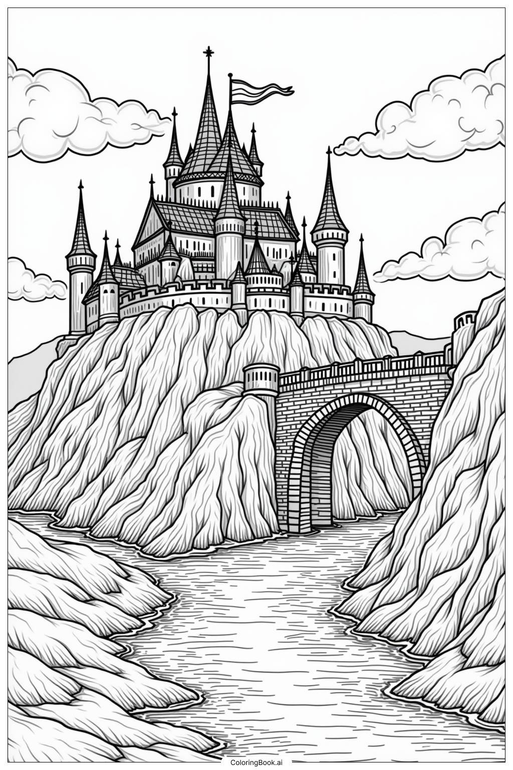  Bowser Castle Lava Moat Coloring Page 