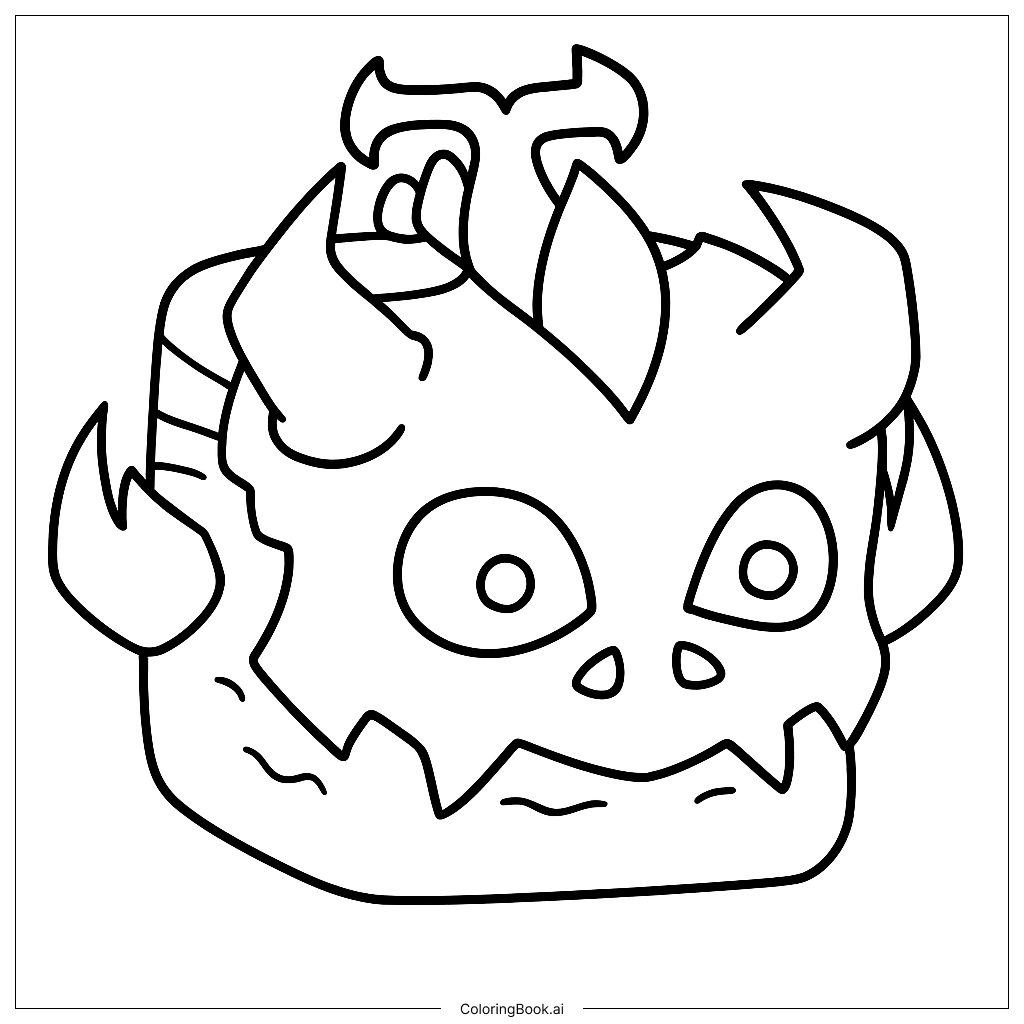 T-Rex Coloring Page