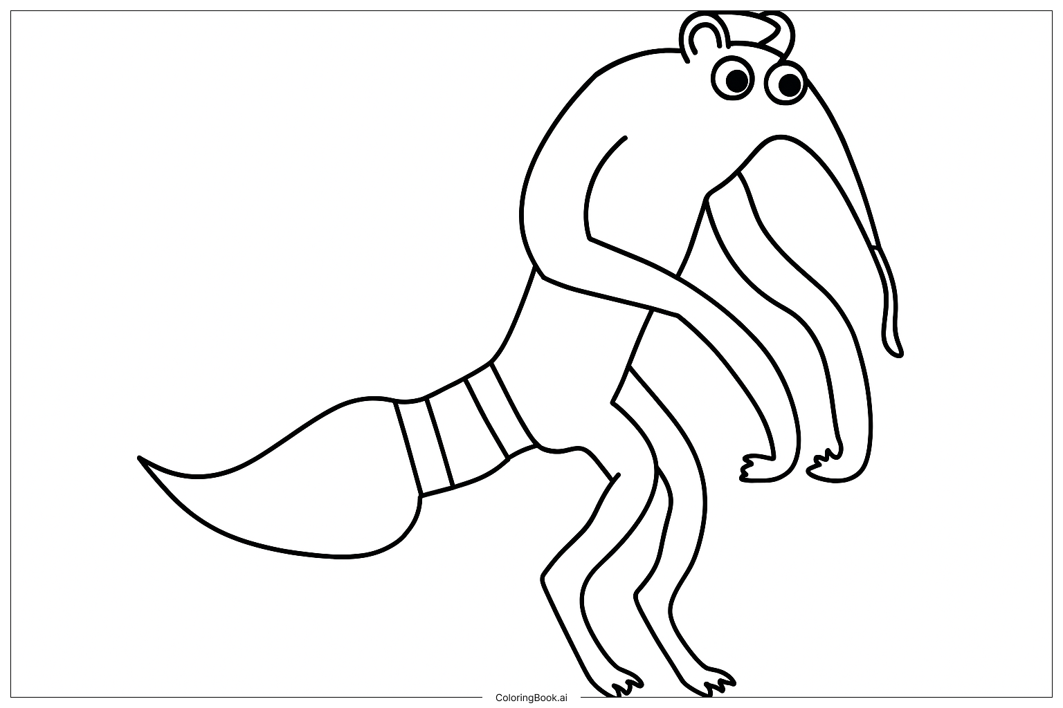  Página para colorear de Brushista 