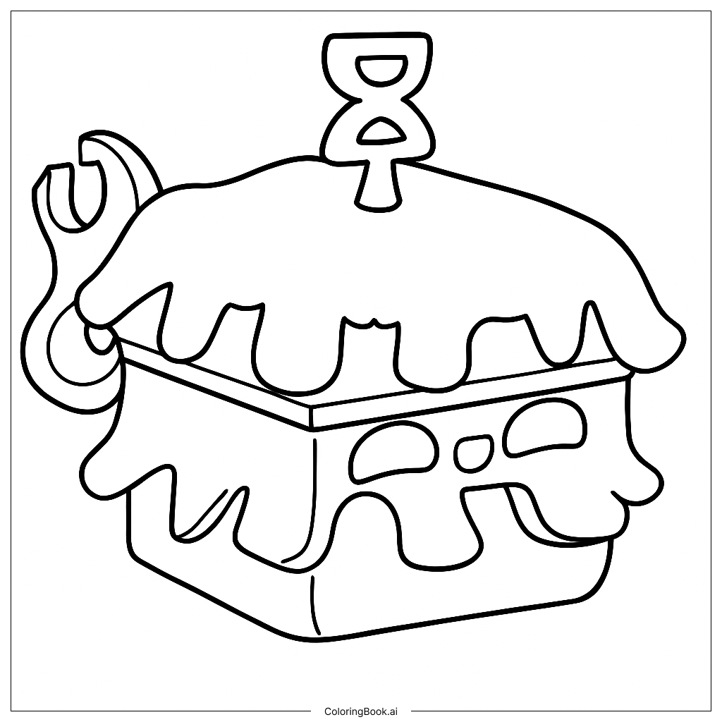 Sand Coloring Page