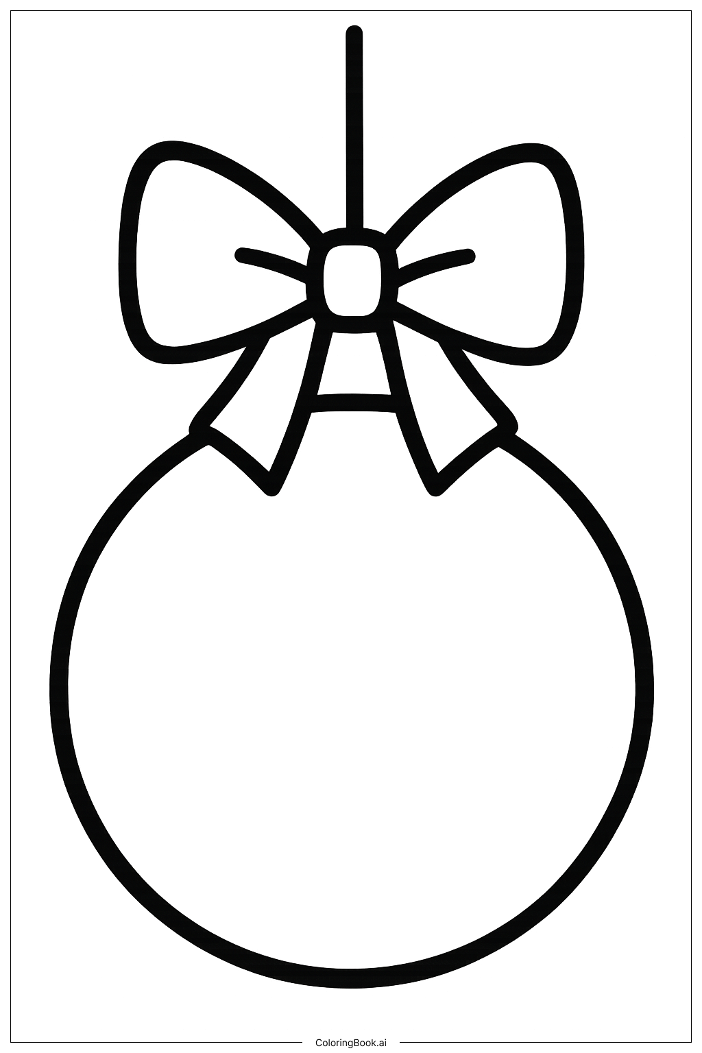  대림절 장식품 디자인 색칠공부 페이지 