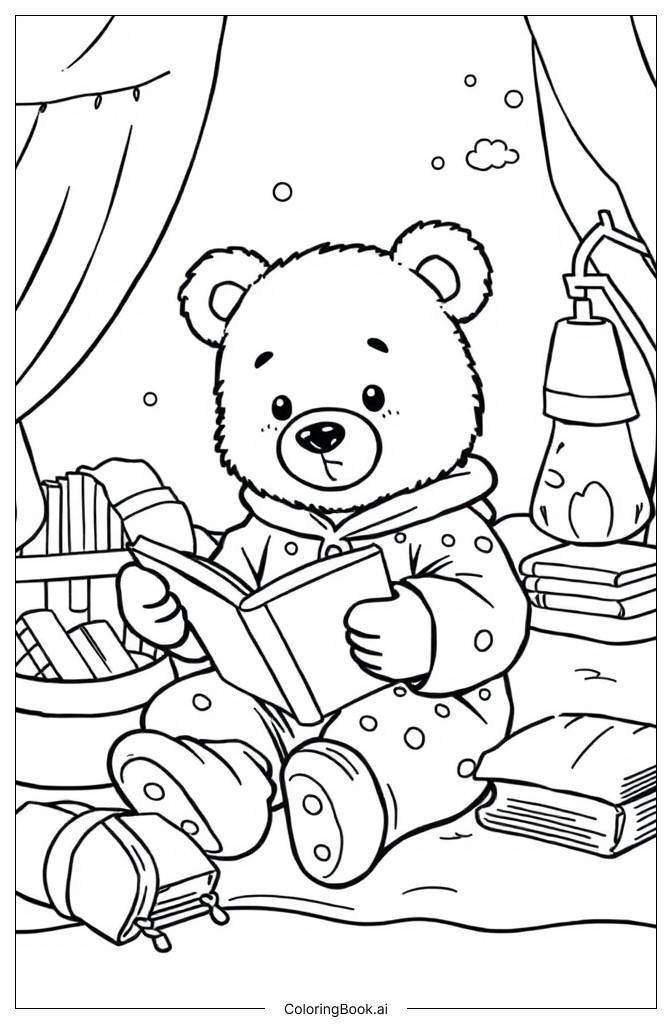  Baby Bear Coloring Page 