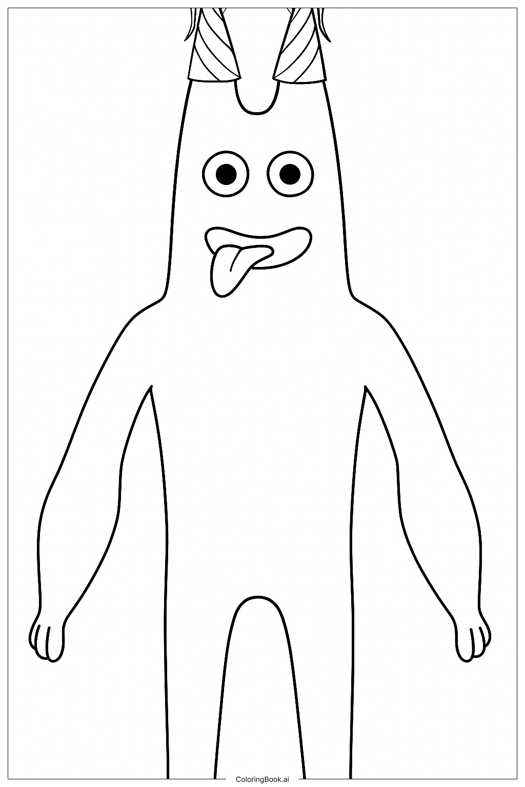  Página para colorear de Banban '83 
