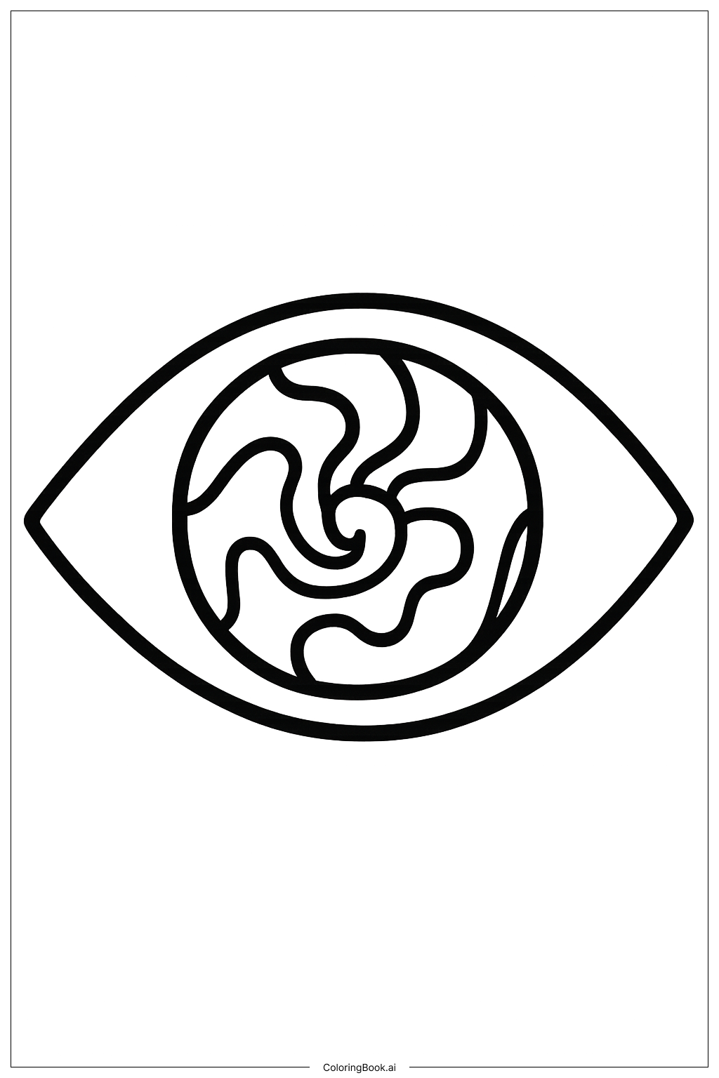  Trang tô màu Một Con Mắt Đơn Nhìn Mê Hoặc 