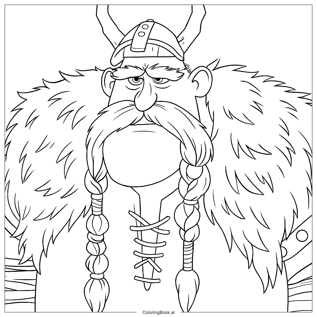 Page de coloriage Gobber le Rôt