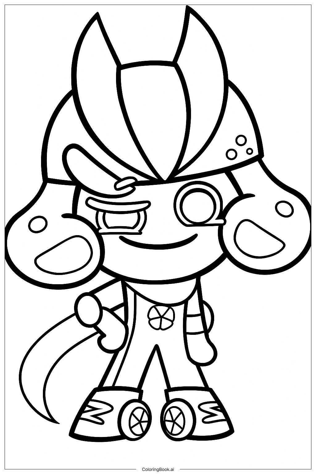  Grapefruit Cookie Coloring Page 