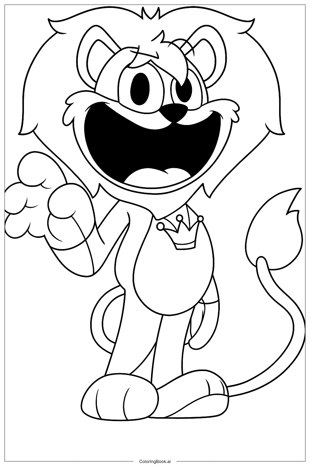 Clawion (Clever Claws) Coloring Page