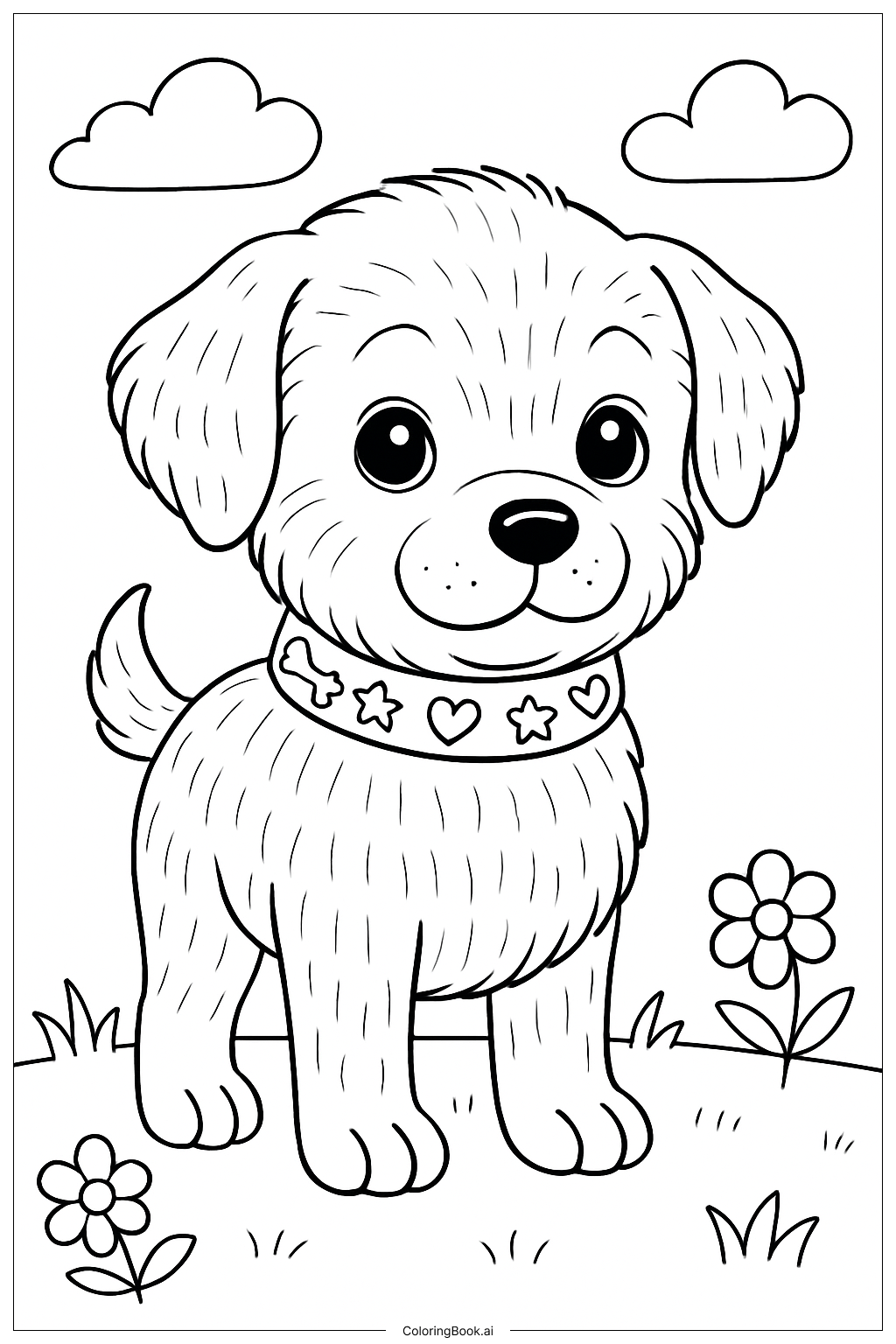  puppy Coloring Page 