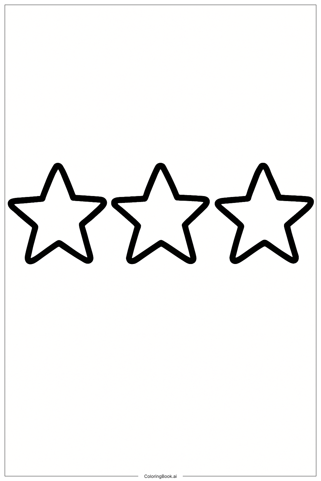  独立日简易横幅填色页 